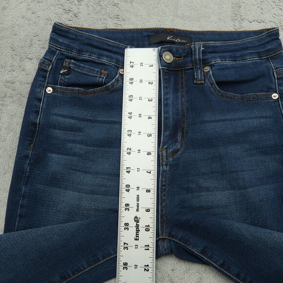 KanCan Jeans Junior's Size 5/26 Blue High-Rise Skinny Denim 28.5" Inseam Stretch - Picture 8 of 16